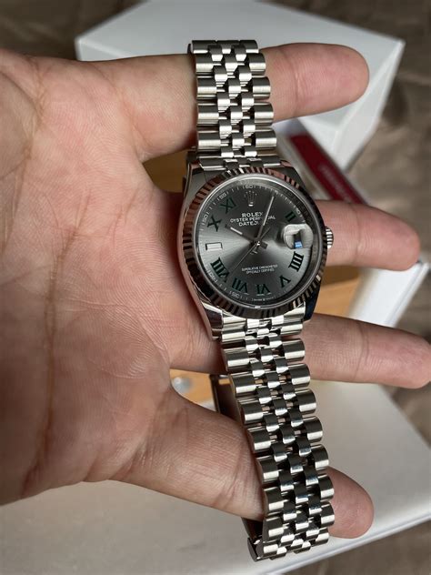 rolex datjust 36 2017|rolex datejust 36mm on wrist.